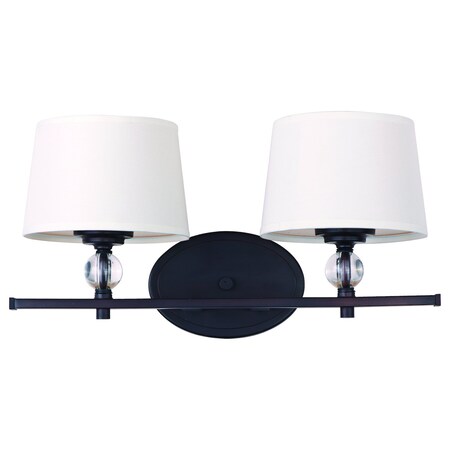 Maxim Rondo 2-Light Bath Vanity 12762WTOI
